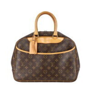 Louis Vuitton Deauville Monogram Canvas Shoulder Bag Brown